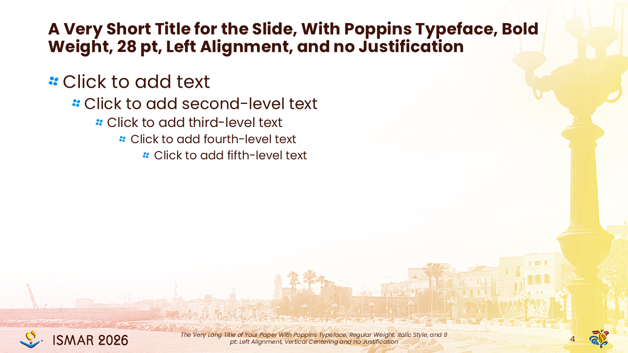 Alternative content slide