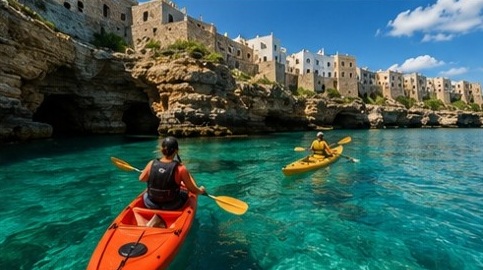 Kayak, SUP or boat experience near Polignano a Mare
