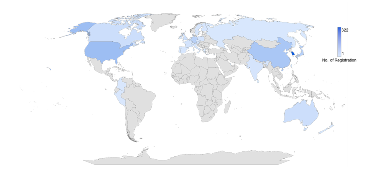 Participant origins of ISMAR 2025